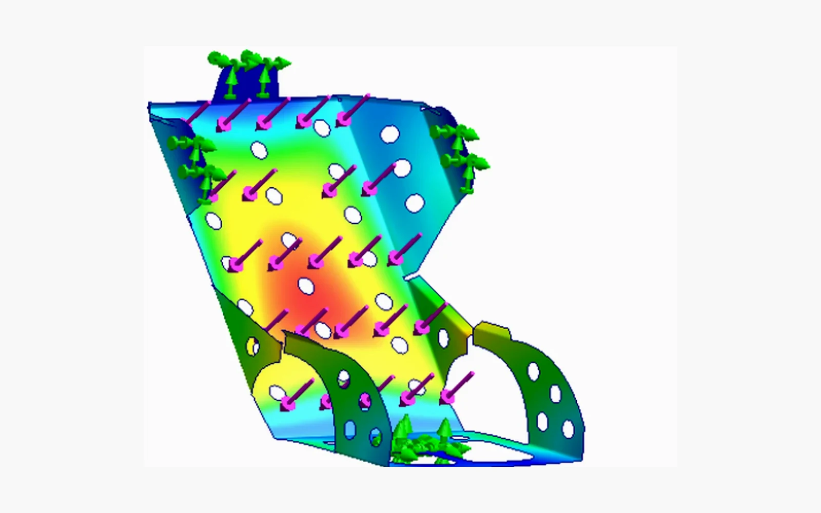 Formula SAE aluminum seat finite element analysis cover